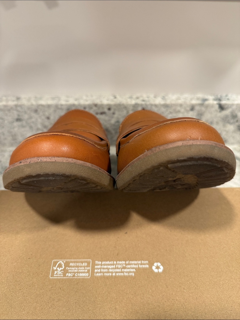 Earth Tan Leather Penny Loafers for Men - Picture 7 of 9